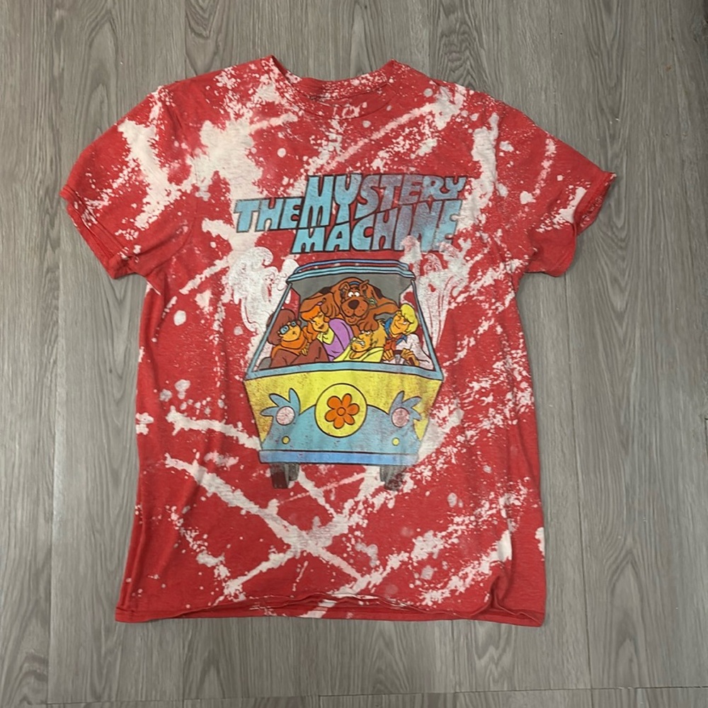 Bleach Dyed Scooby Doo Tee